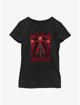Marvel Doctor Strange In The Multiverse Of Madness Scarlet Witch Tarot Youth Girls T-Shirt, , hi-res