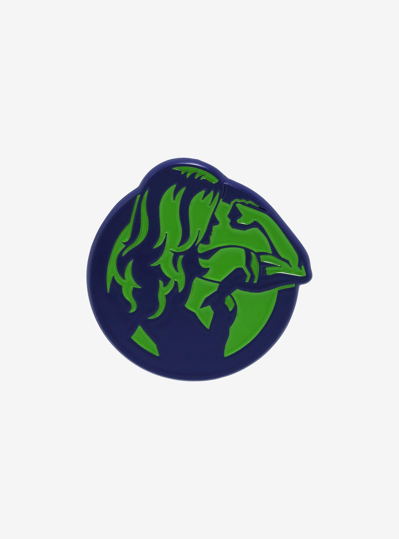 Marvel She-Hulk Vector Silhouette Enamel Pin, , hi-res