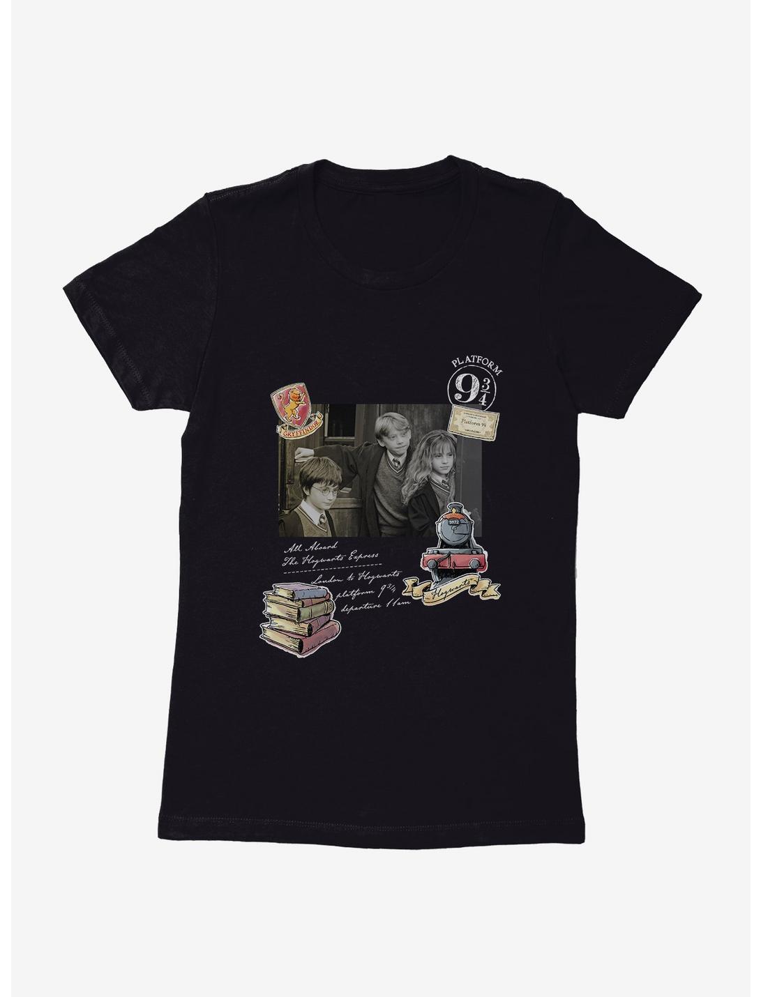 Harry Potter Trio Hogwarts Express Womens T-Shirt, , hi-res