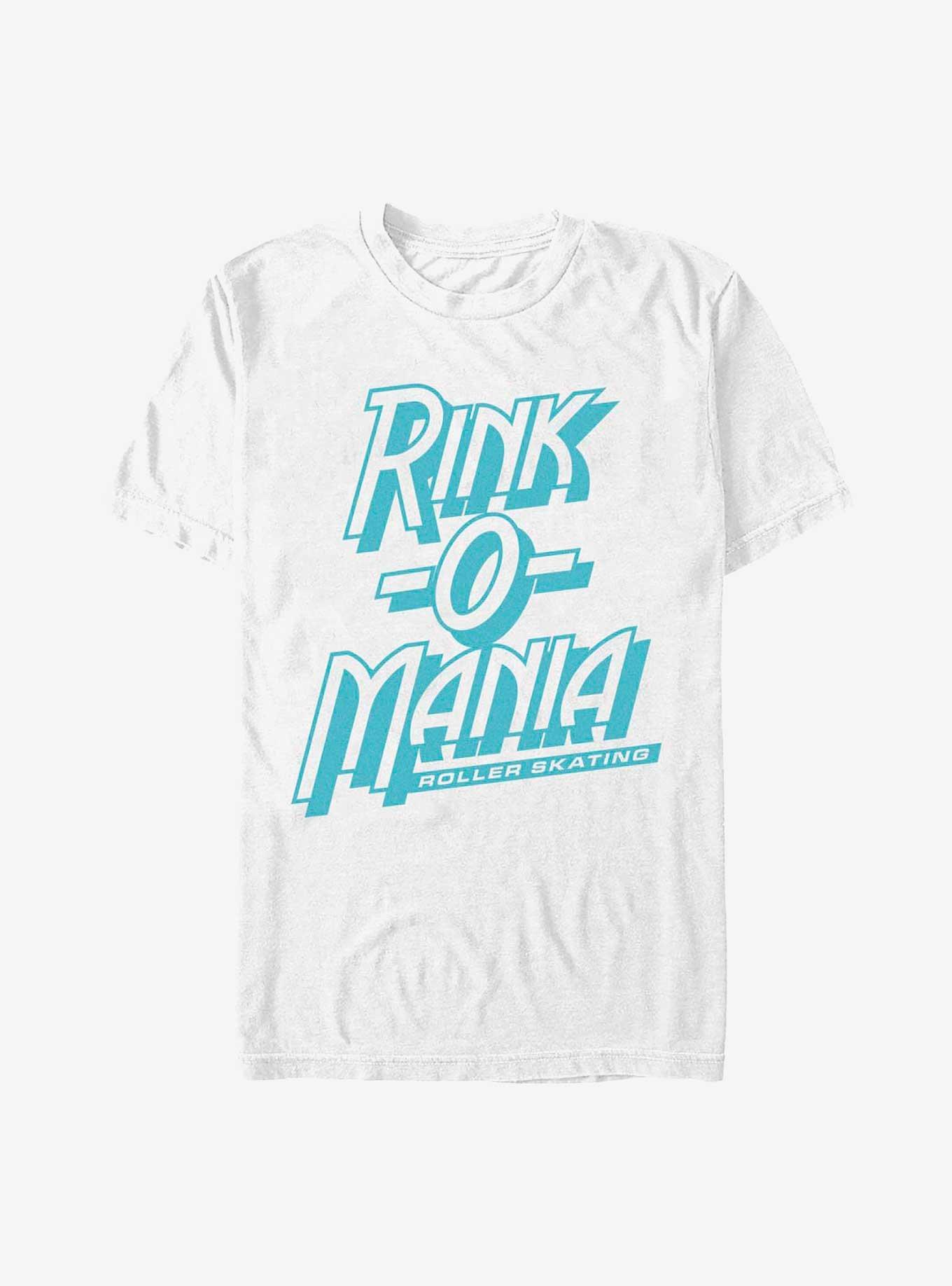 Stranger Things Rink-O-Mania Logo T-Shirt, WHITE, hi-res