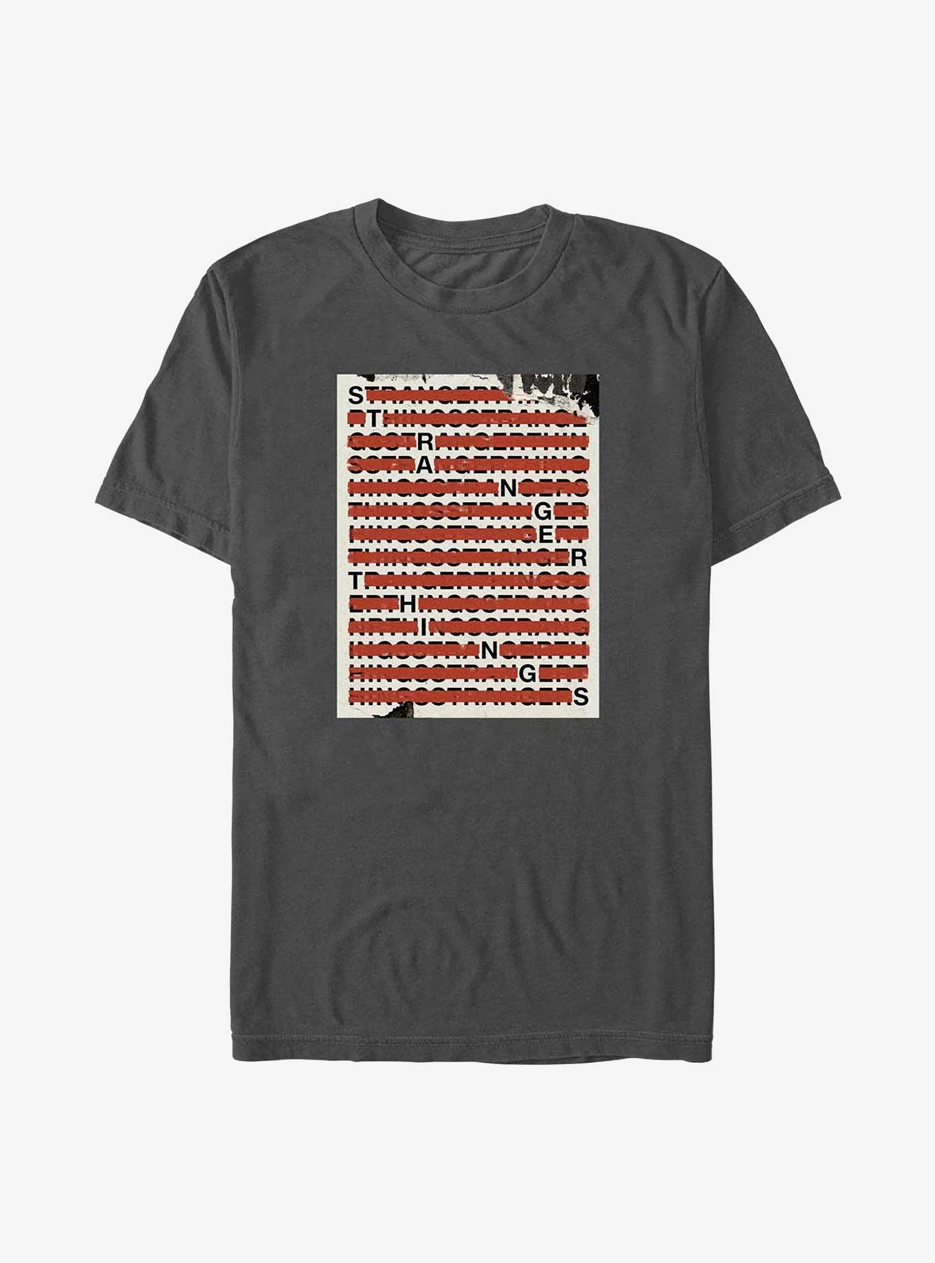 Stranger Things Classified T-Shirt, CHARCOAL, hi-res