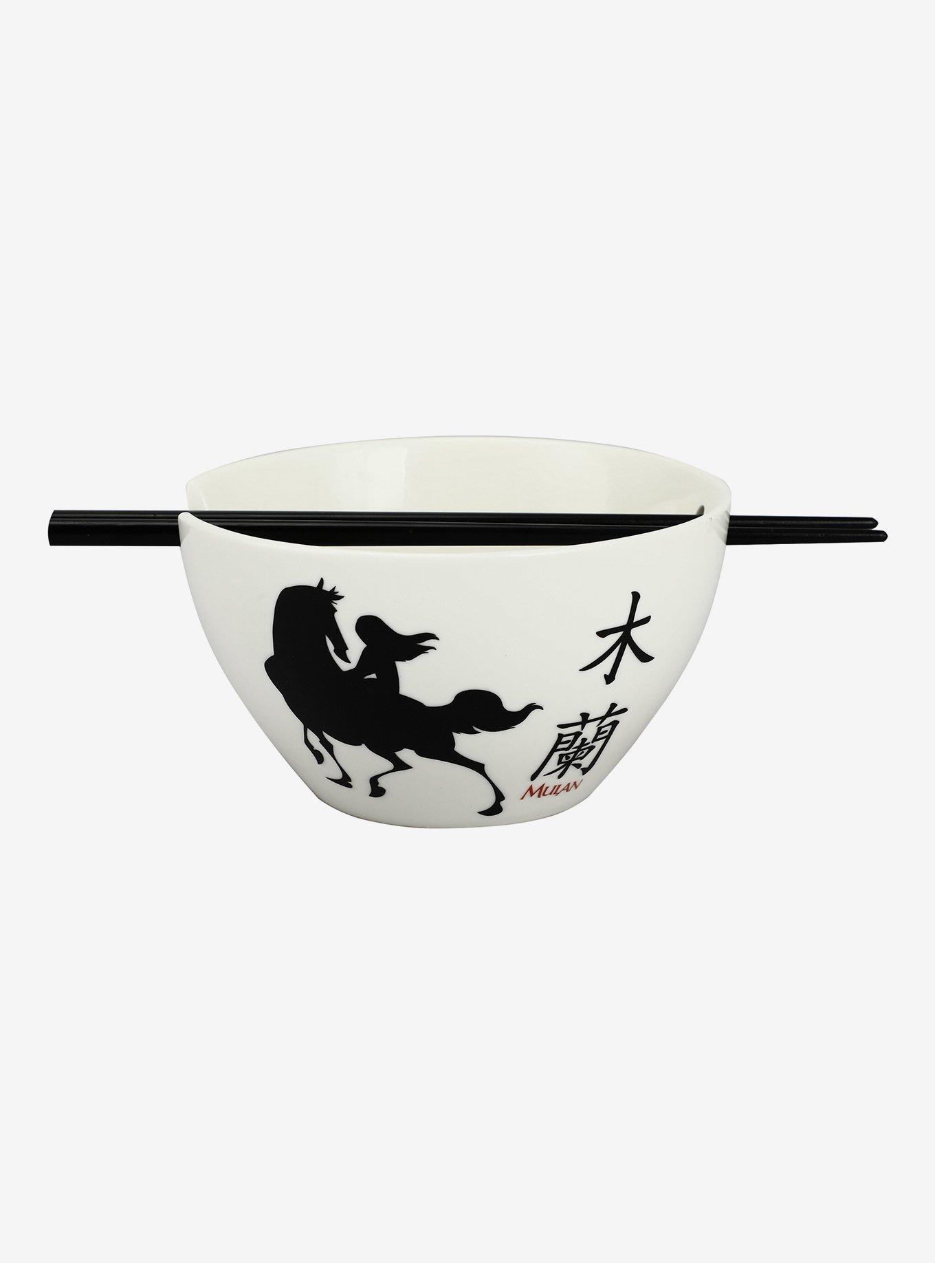 Disney Mulan Ramen Bowl With Chopsticks