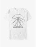 Stranger Things Vitruvian Demogorgon T-Shirt, WHITE, hi-res