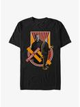 Stranger Things Comrade Hopper T-Shirt, BLACK, hi-res