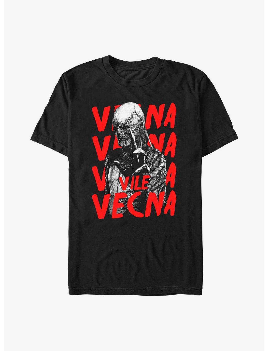 Stranger Things Vecna Horror Poster T-Shirt, BLACK, hi-res