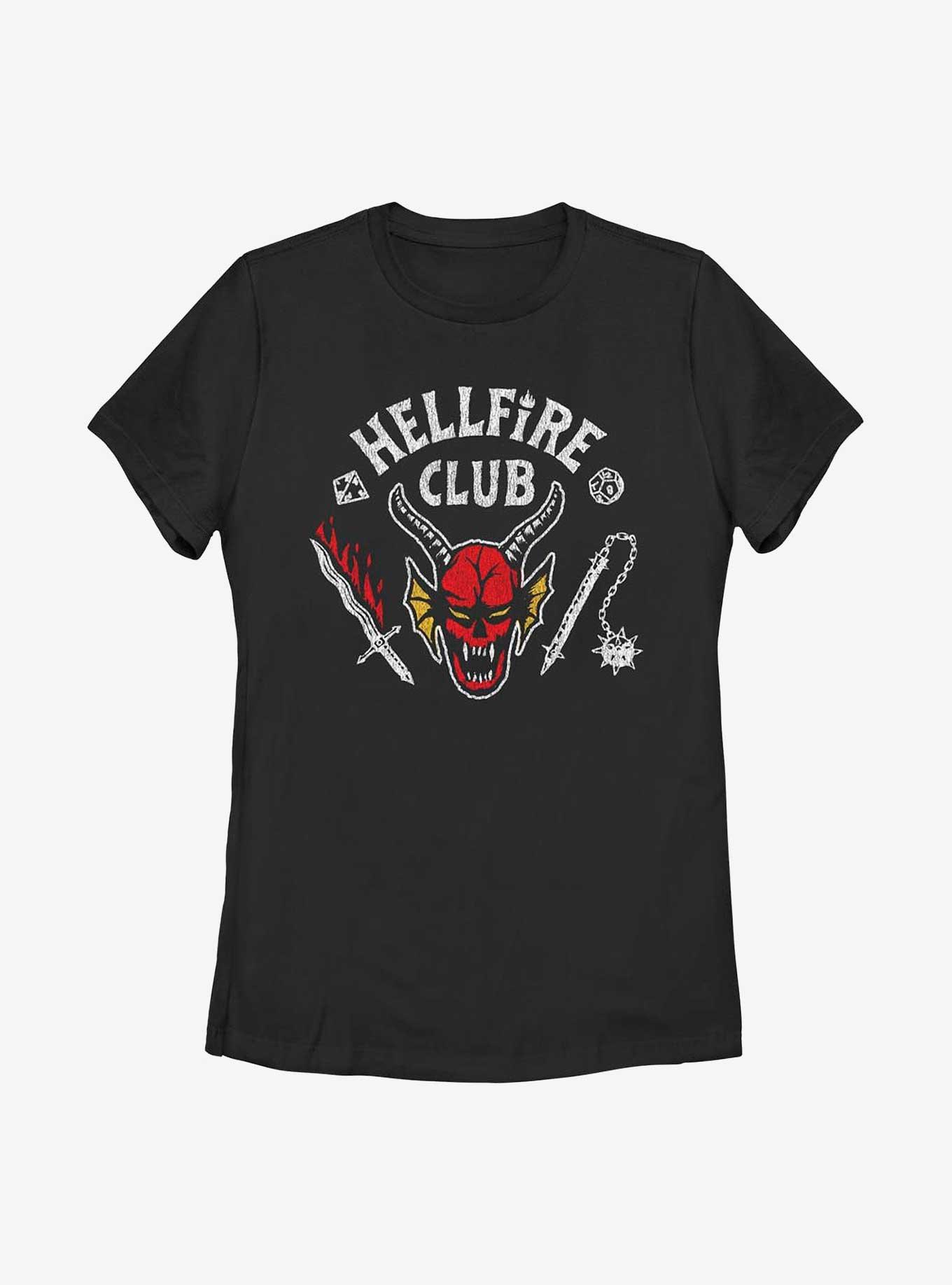 Stranger Things Hellfire Club Womens T-Shirt