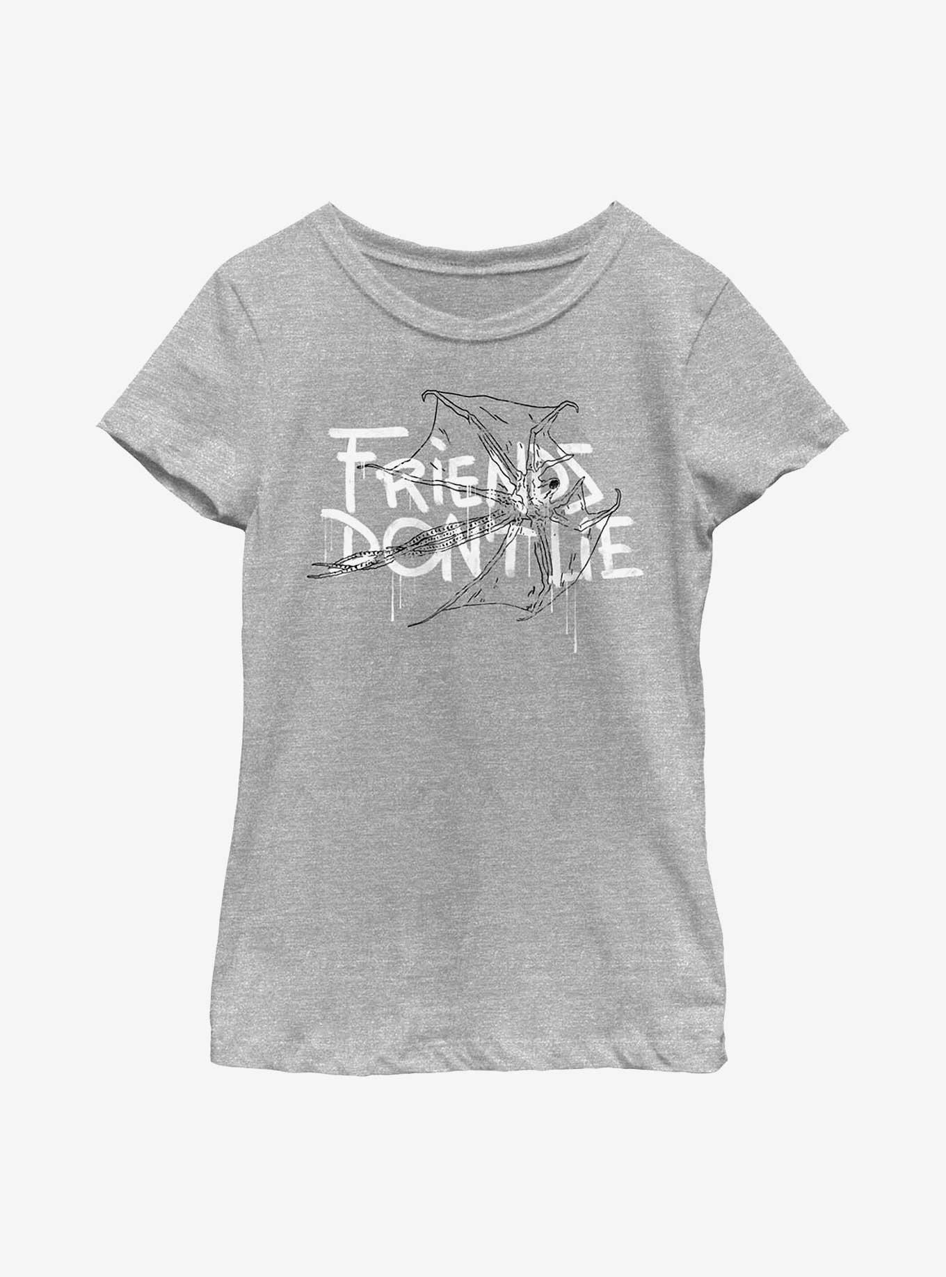 Stranger Things Friends Don't Lie Demobat Youth Girls T-Shirt, , hi-res