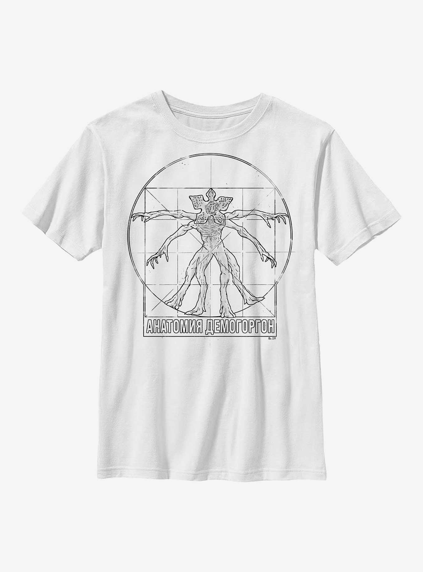 Stranger Things Vitruvian Demogorgon Youth T-Shirt, , hi-res
