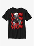 Stranger Things Vecna Horror Poster Youth T-Shirt, BLACK, hi-res
