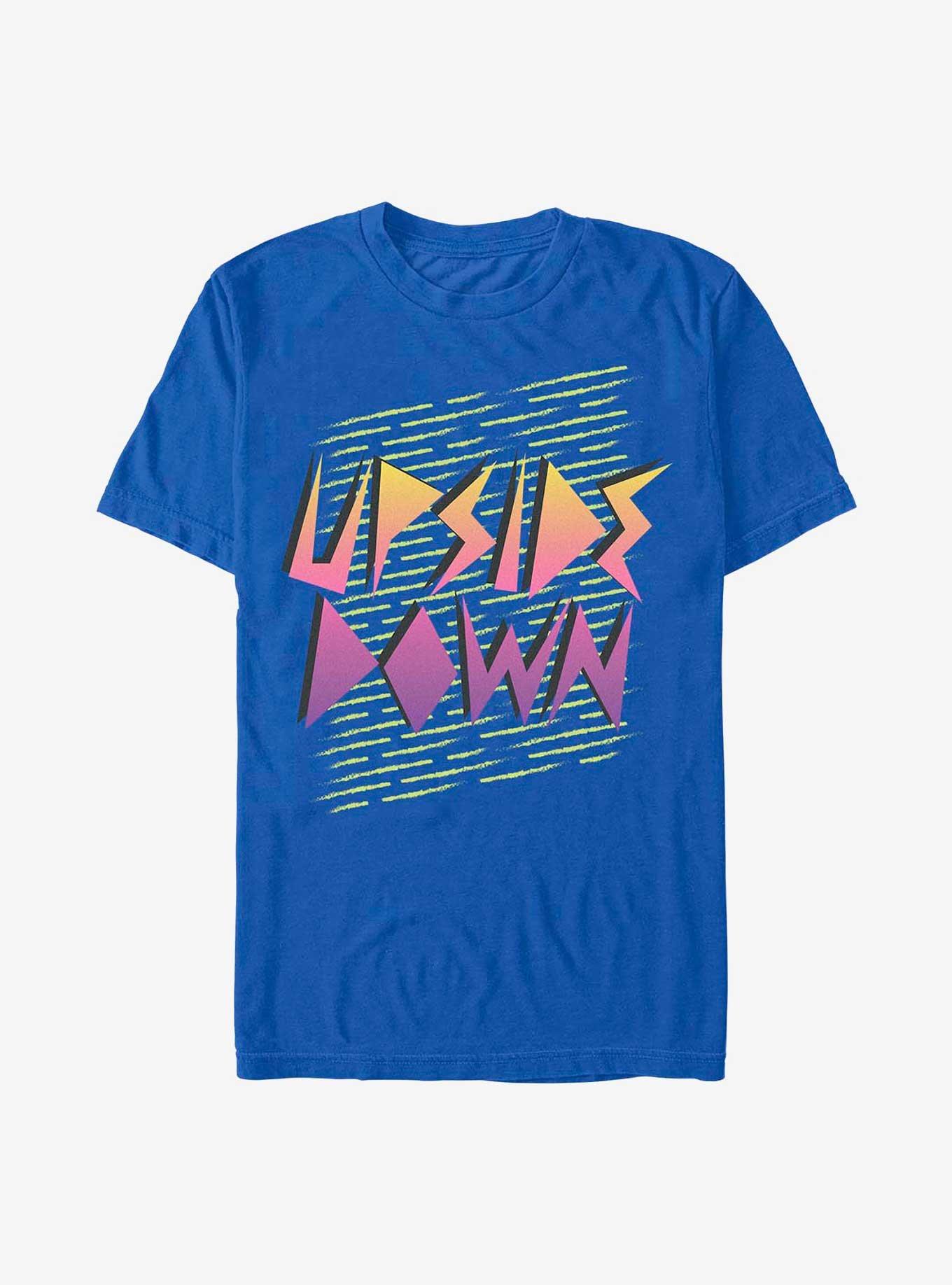 Stranger Things Upside Down Retro T-Shirt, ROYAL, hi-res