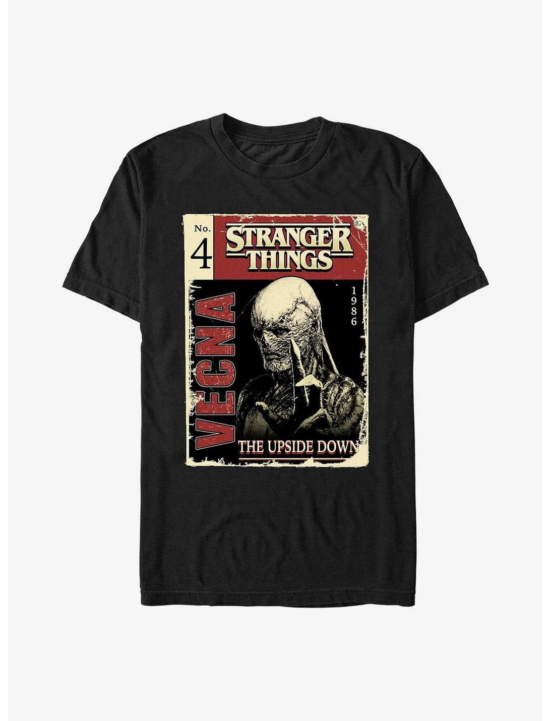 Stranger Things Vecna Pulp Comic T-Shirt, BLACK, hi-res