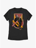 Stranger Things Comrade Hopper Womens T-Shirt, BLACK, hi-res