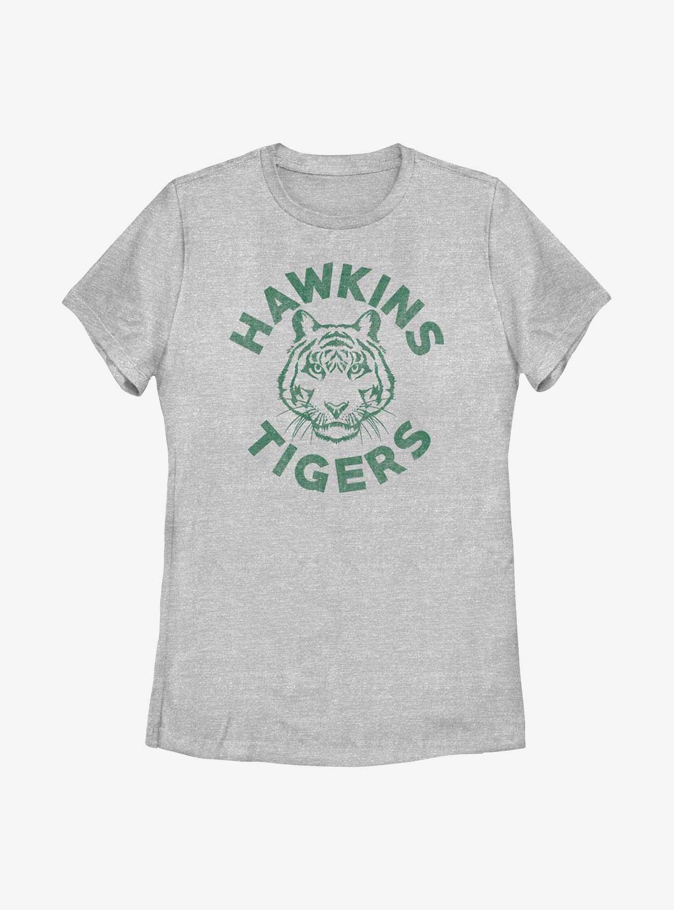 Stranger Things Hawkins Tigers School Womens T-Shirt, , hi-res