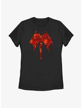 Stranger Things Demobat Pattern Fill Icon Womens T-Shirt, , hi-res