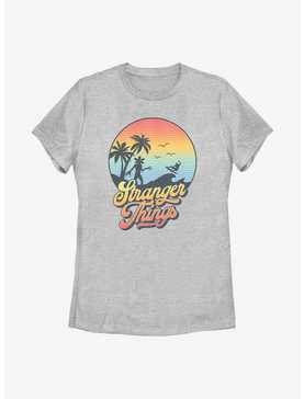 Stranger Things Retro Sun Womens T-Shirt, , hi-res