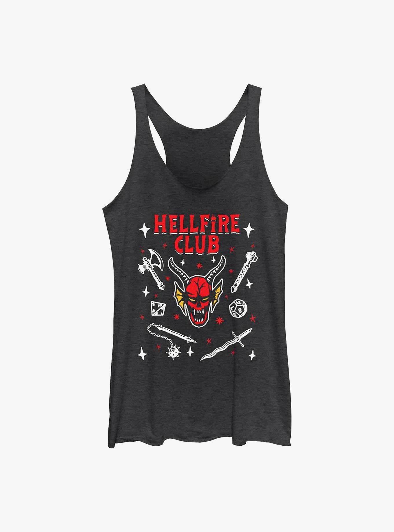 Stranger Things Textbook Hellfire Club Womens Tank Top, , hi-res