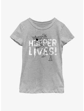 Stranger Things Hopper Lives Youth Girls T-Shirt, , hi-res