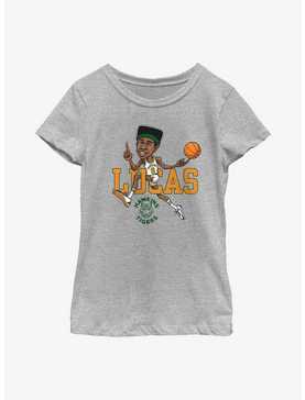 Stranger Things Lucas Hawkins Tiger Basketball Youth Girls T-Shirt, , hi-res