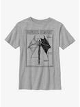 Stranger Things Demobat Youth T-Shirt, ATH HTR, hi-res
