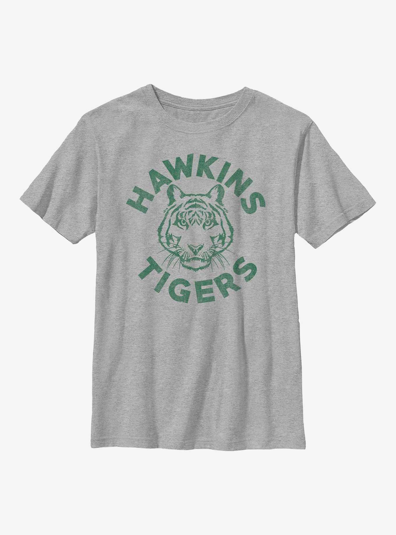 Stranger Things Hawkins Tigers School Youth T-Shirt, , hi-res