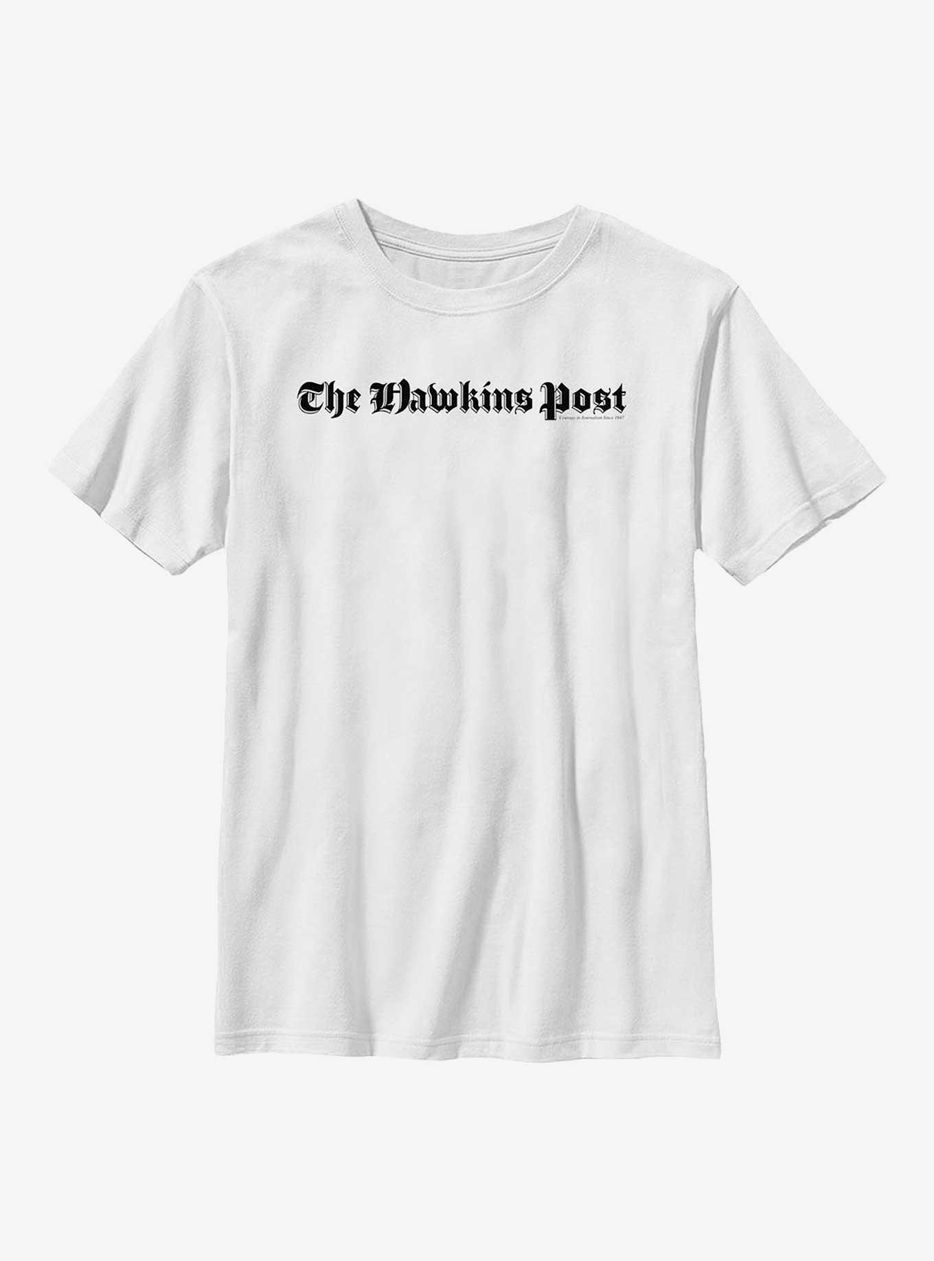Stranger Things The Hawkins Post Youth T-Shirt, , hi-res