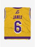 NBA Los Angeles Lakers Lebron James Plush Throw Blanket, , hi-res