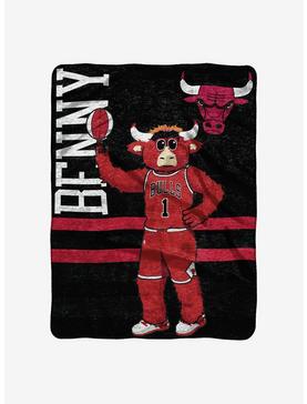 NBA Chicago Bulls Benny The Bull Throw Blanket, , hi-res