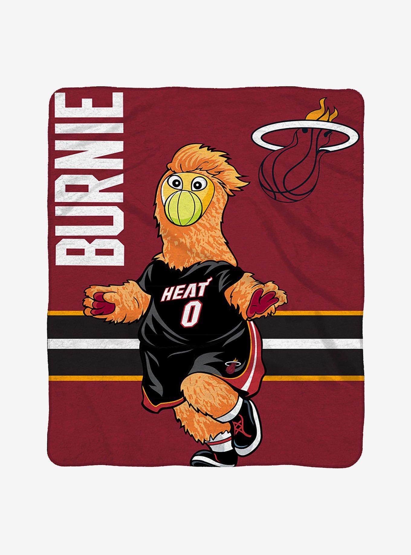 NBA Miami Heat Burnie Plush Throw Blanket, , hi-res