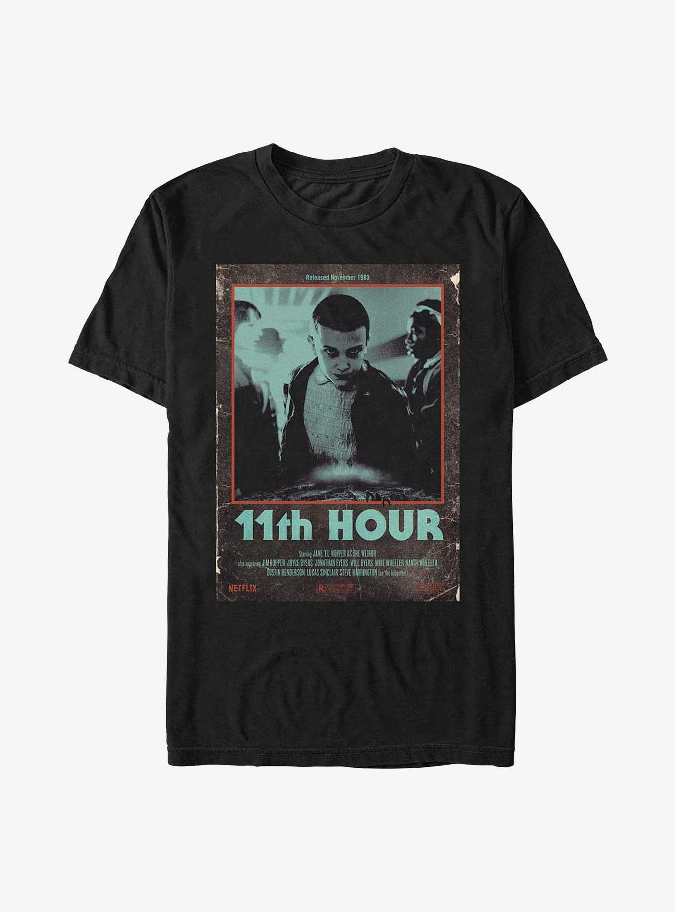 Stranger Things Eleven 11th Hour T-Shirt, BLACK, hi-res