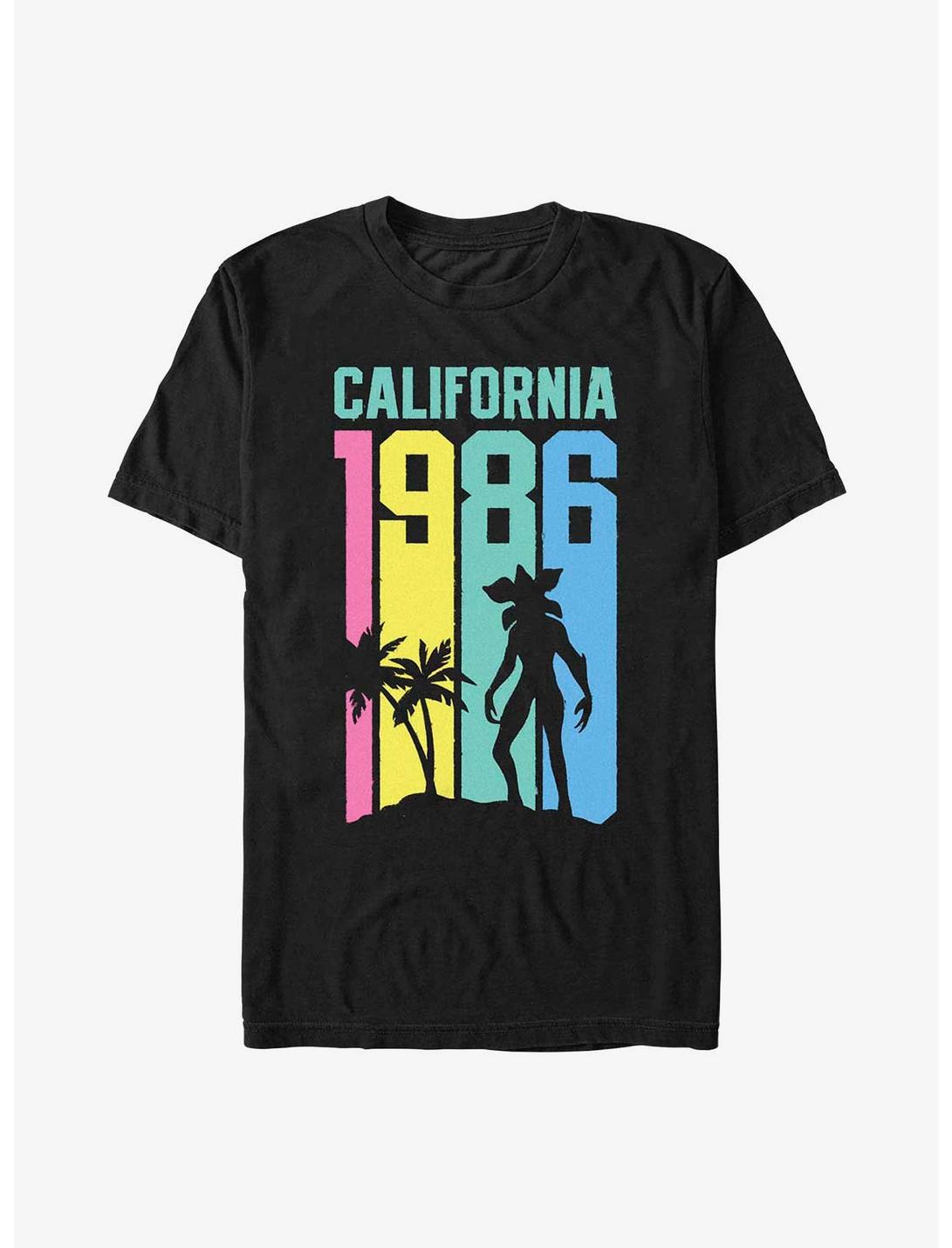 Stranger Things California 1986 Demogorgon T-Shirt, BLACK, hi-res