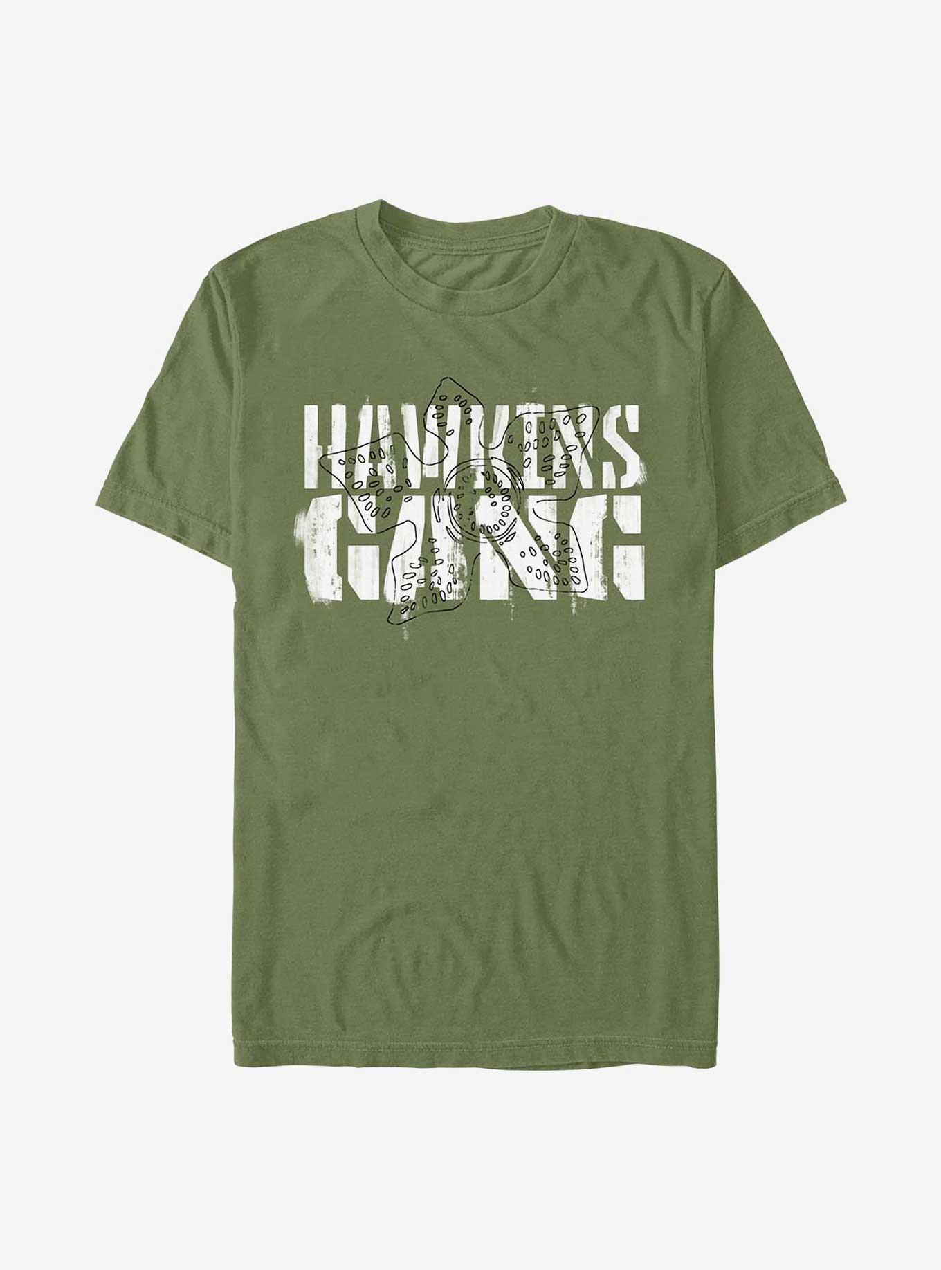 Stranger Things Hawkins Gang Stencil T-Shirt, , hi-res