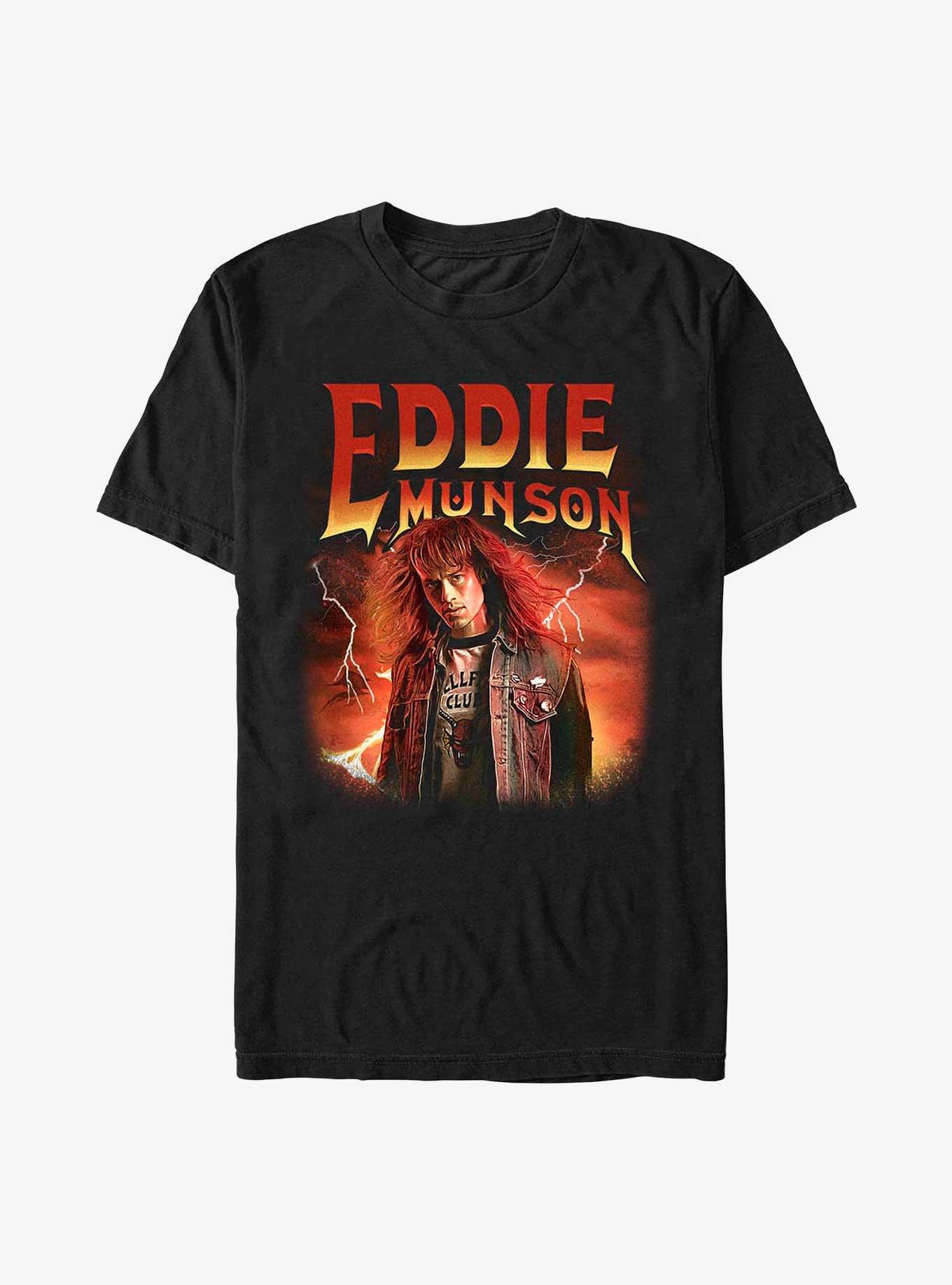 Stranger Things Tee - Cosplay Shirt, Eddie Munson, Black T-Shirt