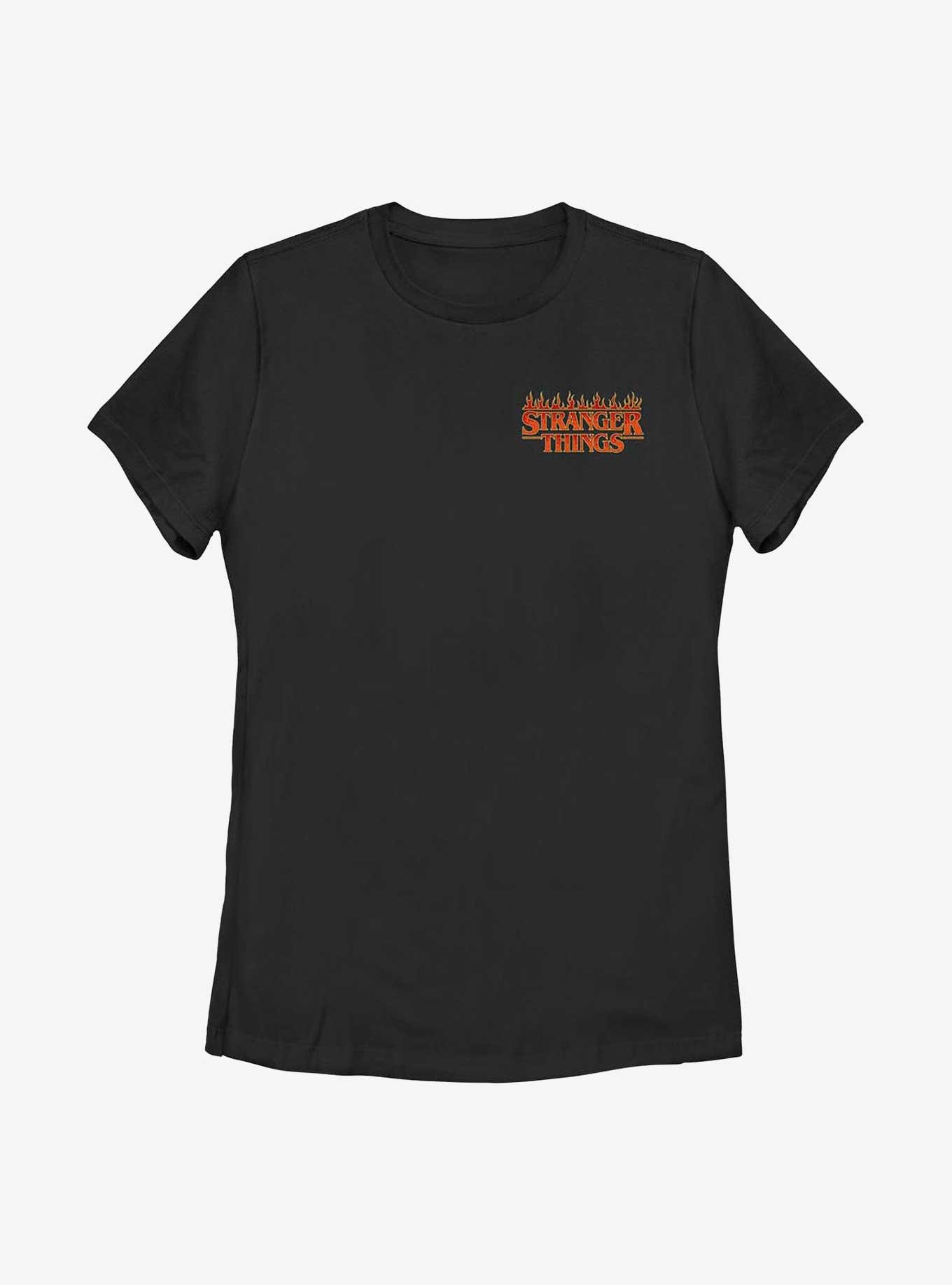 Stranger Things Fire Logo Womens T-Shirt, , hi-res