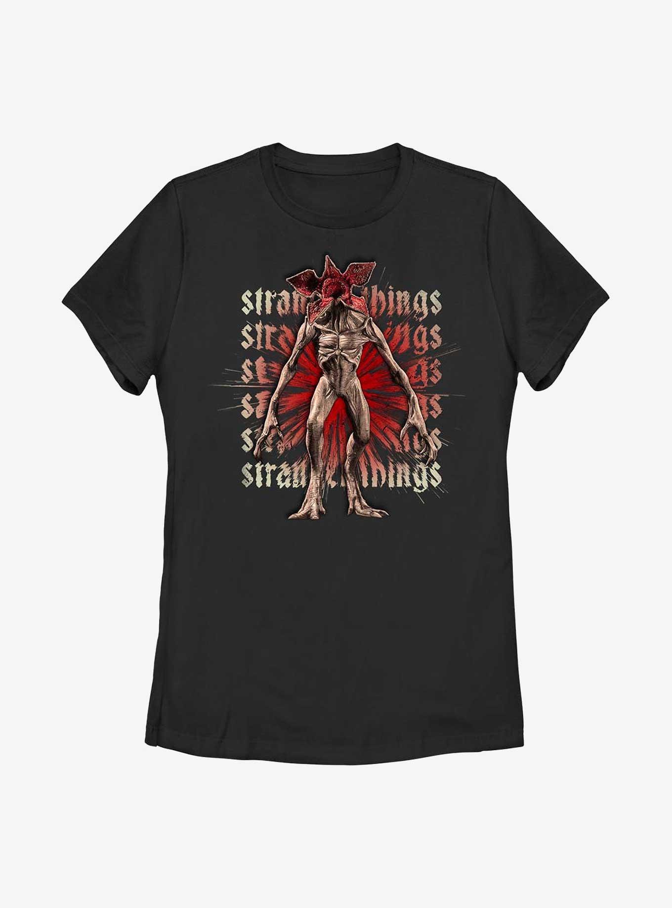 Stranger Things Demogorgon Focus Womens T-Shirt, BLACK, hi-res