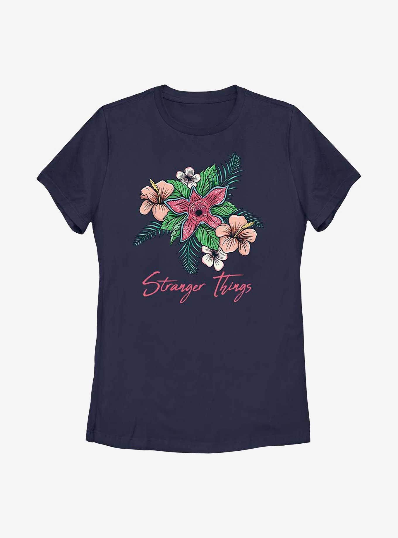 Stranger Things Floral Demogorgon Womens T-Shirt, , hi-res