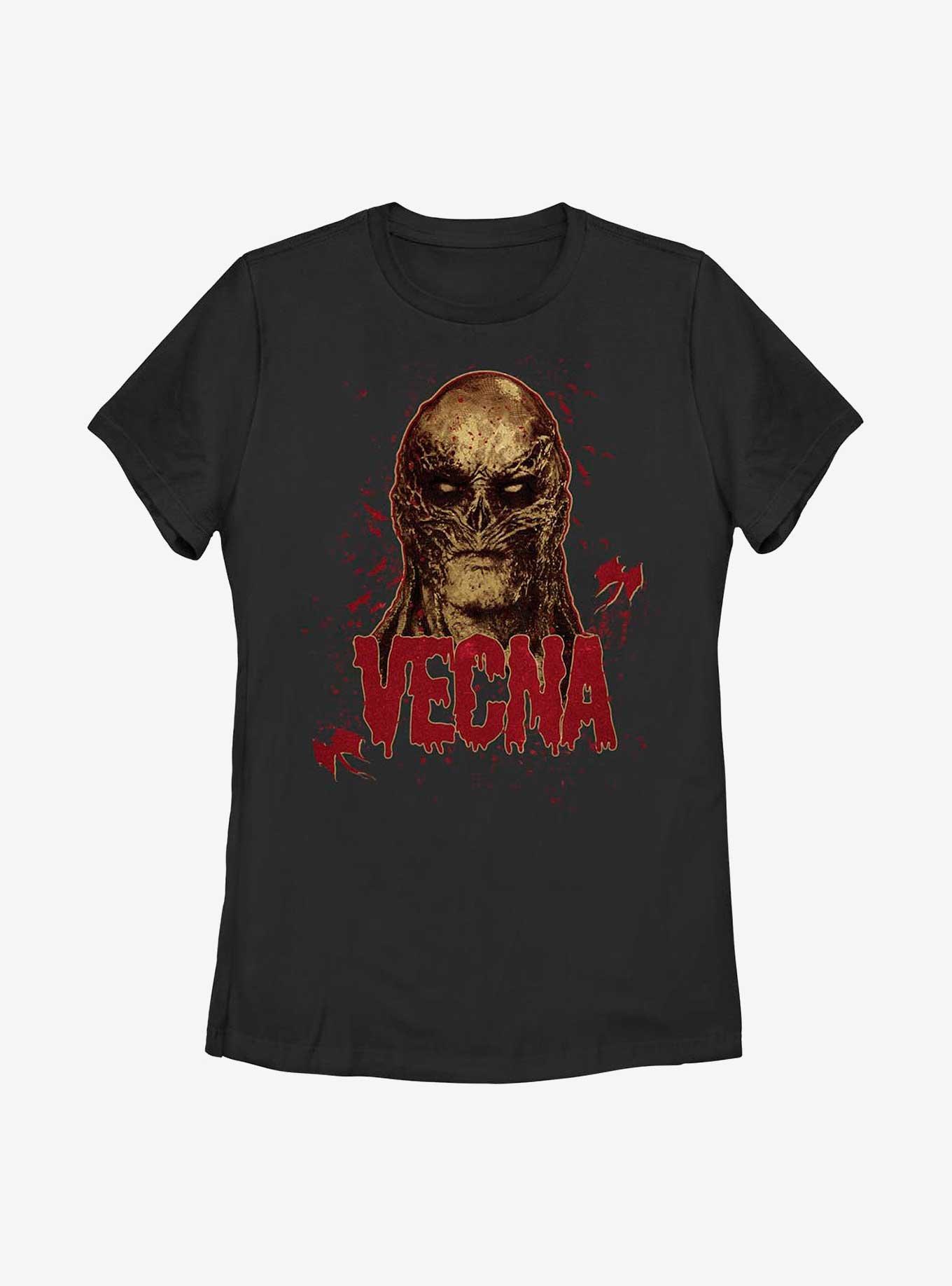 Stranger Things Gritty Vecna Womens T-Shirt, BLACK, hi-res