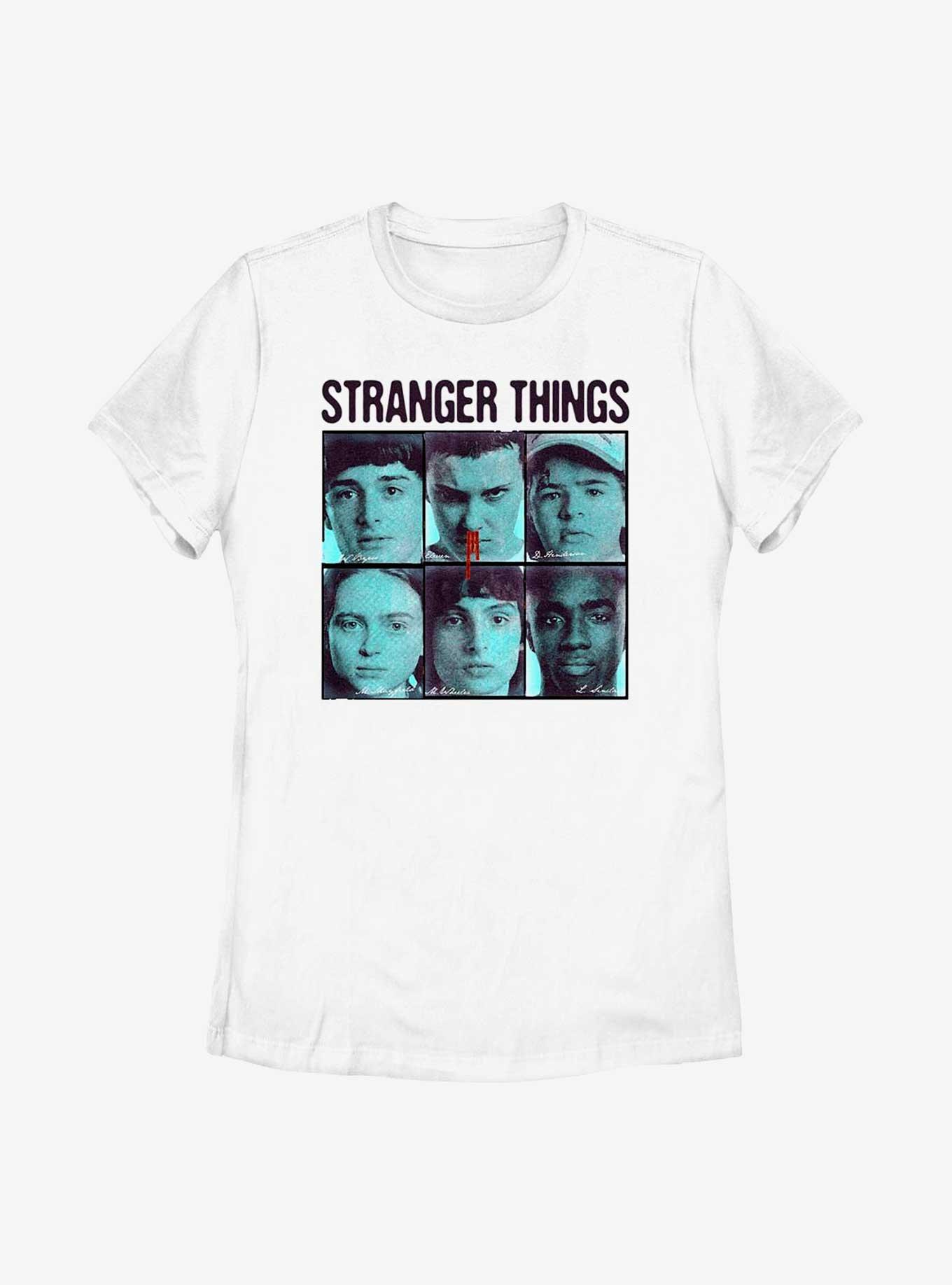 Stranger Things Split Tone Box Gang Womens T-Shirt, WHITE, hi-res