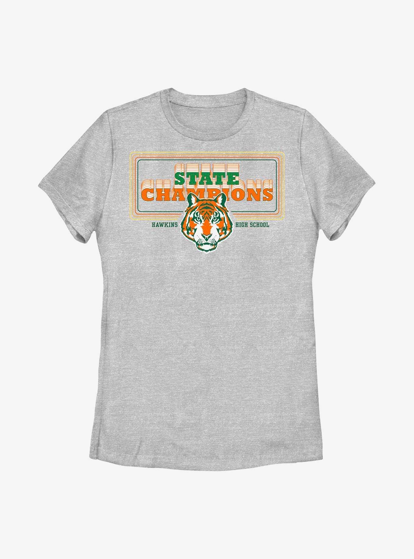 Stranger Things Hawkins State Champion Womens T-Shirt, , hi-res