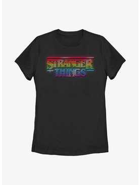 Stranger Things ShinyLite Brite Logo Womens T-Shirt, , hi-res