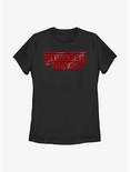 Stranger Things Sparkle Logo Womens T-Shirt, BLACK, hi-res