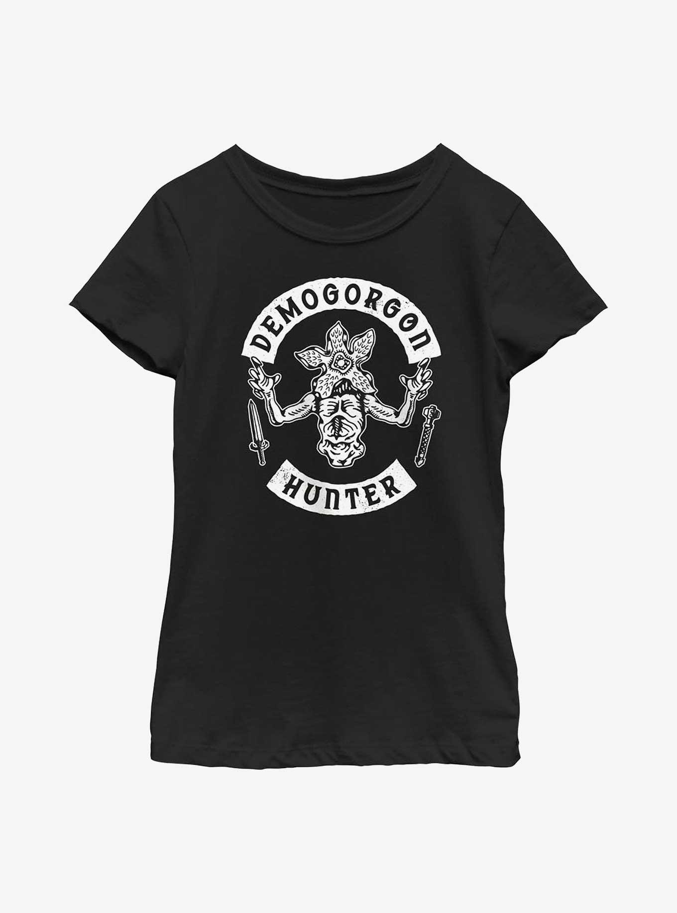 Stranger Things Demogorgon Hunter Youth Girls T-Shirt, , hi-res