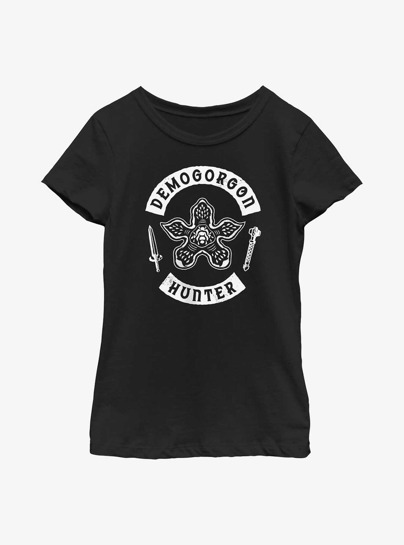Stranger Things Demogorgon Hunter Youth Girls T-Shirt, , hi-res