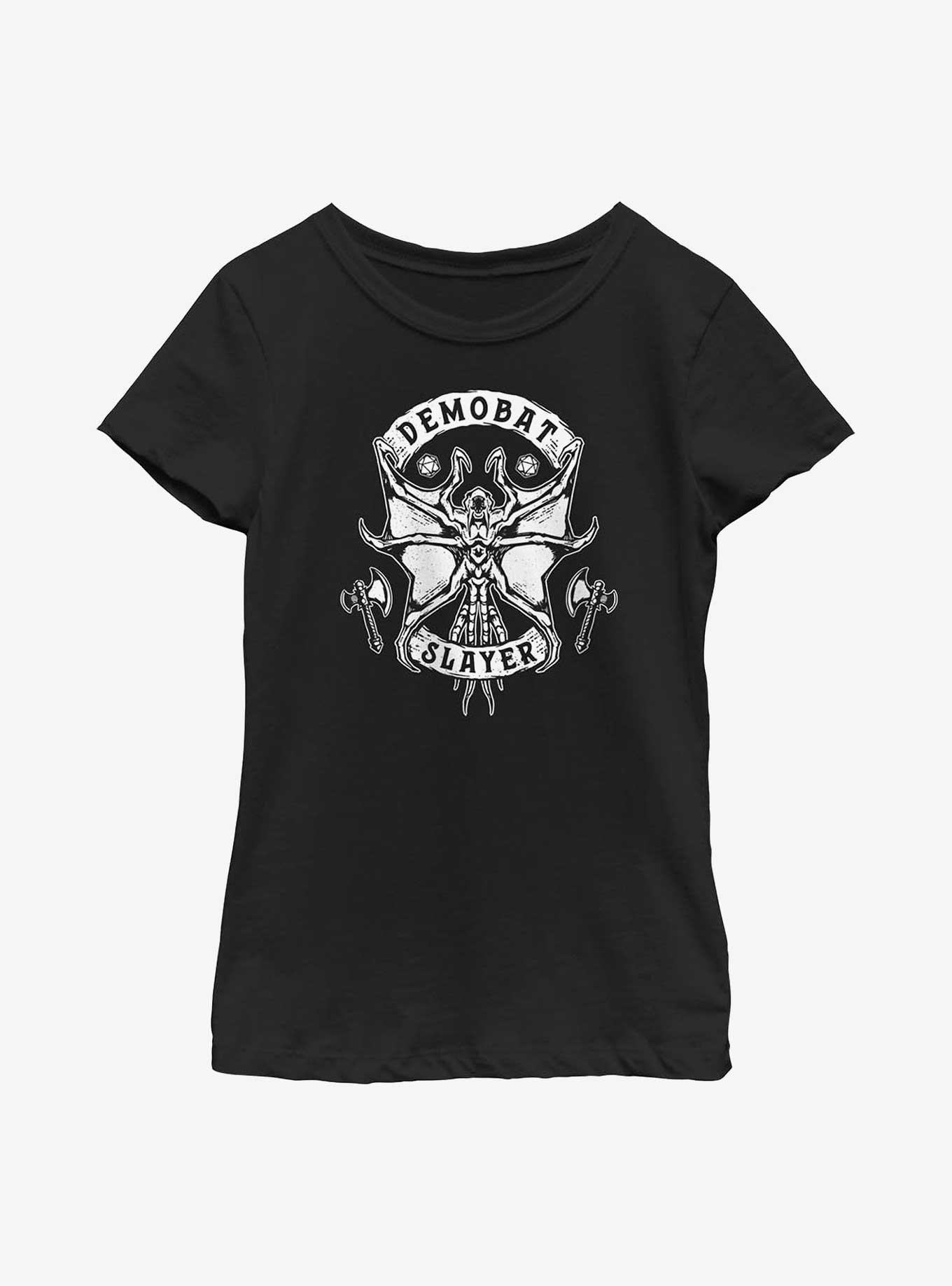 Stranger Things Dice Demobat Slayer Youth Girls T-Shirt, , hi-res