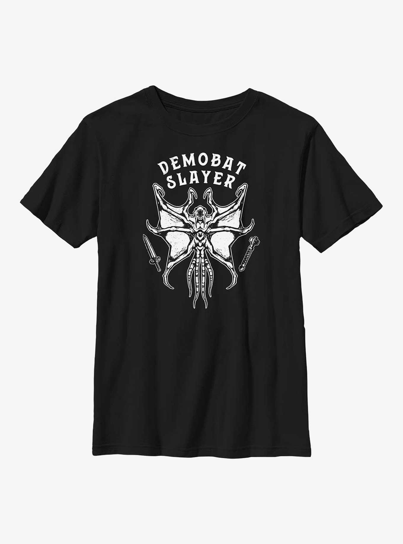 Stranger Things Demobat Slayer Youth T-Shirt, BLACK, hi-res