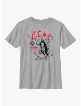 Stranger Things Vecna Stat Doodles Youth T-Shirt, , hi-res