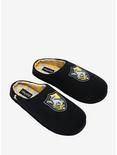 Harry Potter Hufflepuff Badger Crest Slippers - BoxLunch Exclusive, BLACK, hi-res
