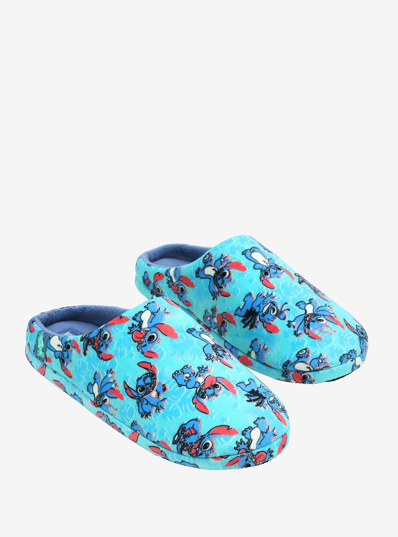 Disney Lilo & Stitch Tropical Allover Print Slippers