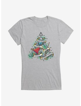 Harry Potter Deathly Hallows Tattoo Graphic Girls T-Shirt, , hi-res