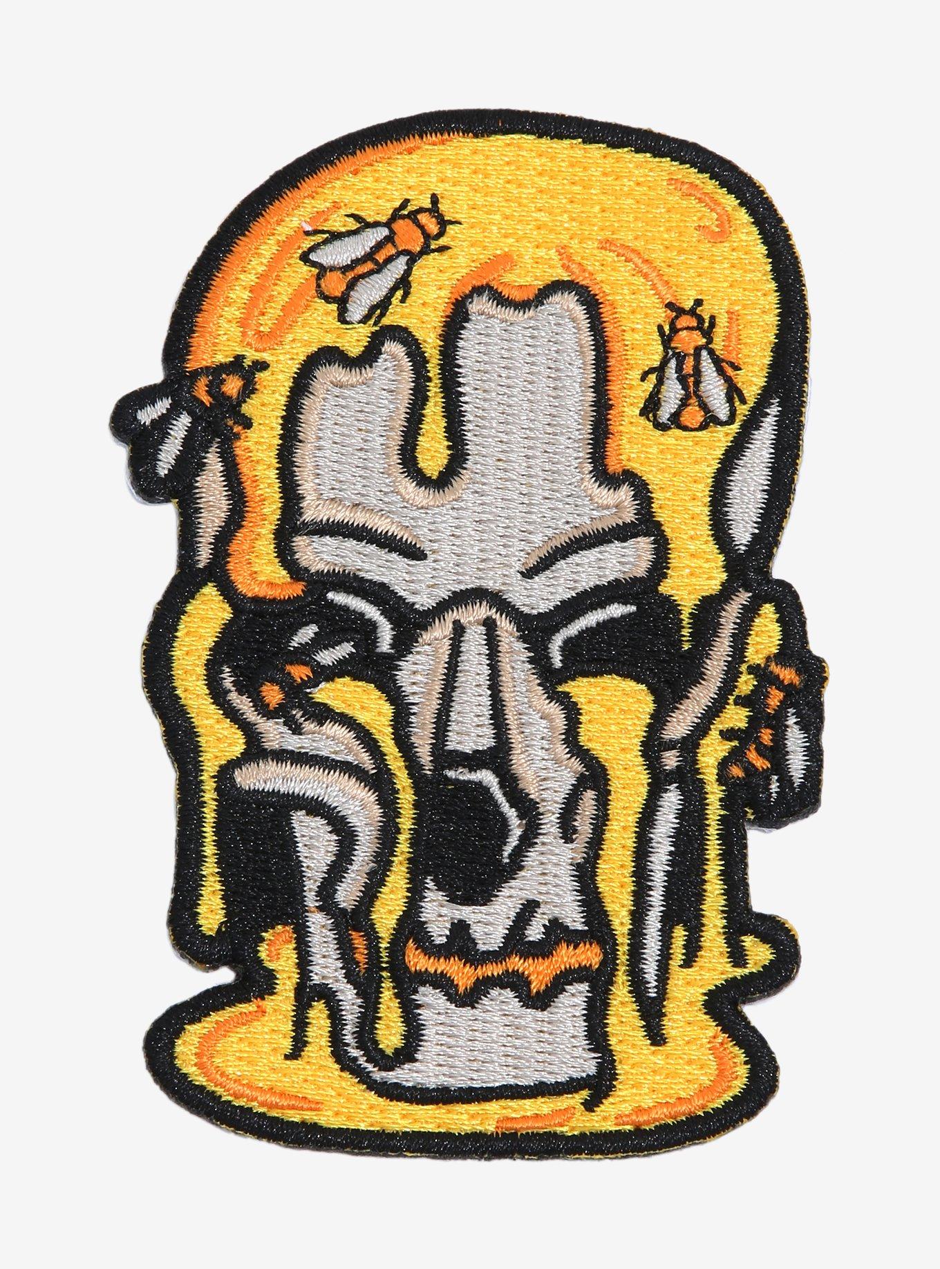 Rest In Bees Skull Patch | Hot Topic