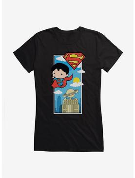 DC Comics Superman Chibi Daily Planet Girls T-Shirt, BLACK, hi-res